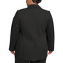 Plus Size Notched-Collar One-Button Jacket