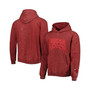 Men's and Women's Red Chicago Bulls Tonal Acid Wash Pullover Hoodie