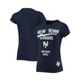 Women's Navy New York Cubans Negro League Logo T-shirt