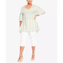Plus Size Hattie Stripe Tunic Top