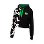 Women's Black Boston Celtics Cropped Pullover Hoodie