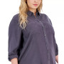 Trendy Plus Size Utility Shirt