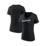 Women's Branded Black Colorado Rockies One and Only V-Neck T-shirt