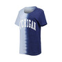 Women's Navy Michigan Wolverines Find Your Groove Split-Dye T-shirt