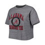 Women's Heather Gray Alabama Crimson Tide Intramural Midi Seal Tri-Blend T-shirt