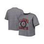 Women's Heather Gray Alabama Crimson Tide Intramural Midi Seal Tri-Blend T-shirt