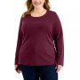 Plus Size Long Sleeve Top, Created for Macy's