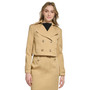 Women's X-Fit Cropped Double-Breasted Trench Jacket