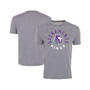 Men's and Women's Gray Sacramento Kings Comfy Tri-Blend T-shirt