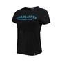 Women's Black Charlotte FC Mesh T-shirt