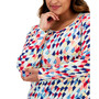 Plus Size Kaleidoscope Geo Print Top, Created for Macy's