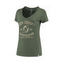 Women's '47 Green New Jersey Devils Flanker V-Neck T-shirt