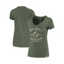 Women's '47 Green New Jersey Devils Flanker V-Neck T-shirt
