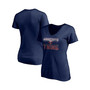 Women's Branded Navy Minnesota Twins Compulsion to Win V-Neck T-shirt
