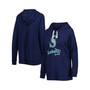 Women's Navy Seattle Mariners Pre-Game Raglan Pullover Hoodie