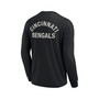 Men's and Women's Black Cincinnati Bengals Super Soft Long Sleeve T-shirt