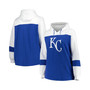 Women's Royal Kansas City Royals Plus Size Colorblock Pullover Hoodie