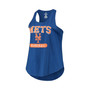Women's Royal New York Mets Plus Size Racerback Tank Top