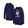 Women's Navy New York Yankees Pre-Game Raglan Pullover Hoodie