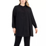 Plus Size Longer Length Nehru Tunic