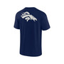 Men's and Women's Navy Denver Broncos Super Soft Short Sleeve T-shirt