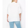 Plus Size Campshirt Rolled Tab Short Sleeve Top