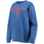Women's Royal Texas Rangers Comfy Cord Pullover Sweatshirt