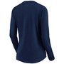 Women's Navy Minnesota Twins Core Team Long Sleeve V-Neck T-Shirt