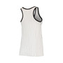 Women's White, Black Colorado Rockies Pinstripe Scoop Neck Tank Top