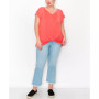 Plus Size V-neck Twist Front Top