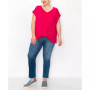 Plus Size V-neck Twist Front Top