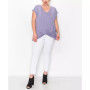 Plus Size V-neck Twist Front Top