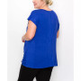 Plus Size V-neck Twist Front Top
