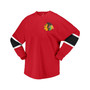 Women's Branded Red Chicago Blackhawks Jersey Long Sleeve T-shirt