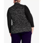 Plus Size Hacci Plain Duet Top