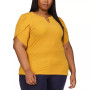 Plus Size Chain-Trim Tulip-Sleeve Top