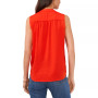 Plus Size V-Neck Sleeveless Blouse