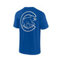 Men's and Women's Royal Chicago Cubs Super Soft Short Sleeve T-shirt