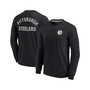 Men's and Women's Black Pittsburgh Steelers Super Soft Long Sleeve T-shirt