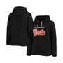 Women's Black San Francisco Giants Plus Size Side Split Pullover Hoodie