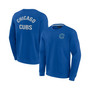 Men's and Women's Royal Chicago Cubs Super Soft Pullover Crew Sweatshirt