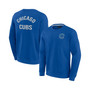 Men's and Women's Royal Chicago Cubs Super Soft Pullover Crew Sweatshirt