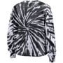 Women's Black Las Vegas Raiders Tie-Dye Long Sleeve T-shirt