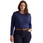 Plus Size Stretch Long-Sleeve Tee