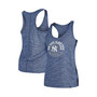 Women's Navy New York Yankees Active Racerback Tank Top