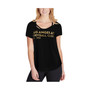 Women's Black LAFC Squad Cut Neck T-shirt