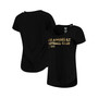 Women's Black LAFC Squad Cut Neck T-shirt