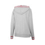 Women's Heathered Gray Alabama Crimson Tide Andy V-Neck Pullover Hoodie