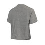 Women's Gray Penn State Nittany Lions Bishop Tri-Blend Knobi Crop T-shirt