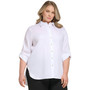 Plus Size High-Low Button-Front Shirt
